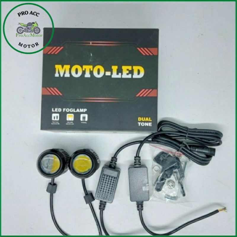 Lampu tembak Led d2 laser mini MOTOLED superbright Premium