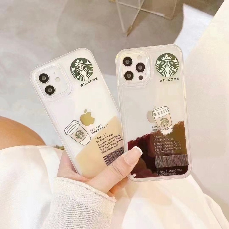 CASING STARBUCKS KOPI MOTIF COFFEE HARD CASE IPHONE X XR XS MAX 11 PRO MAX 12 PRO MAX 13 PRO MAX TPU