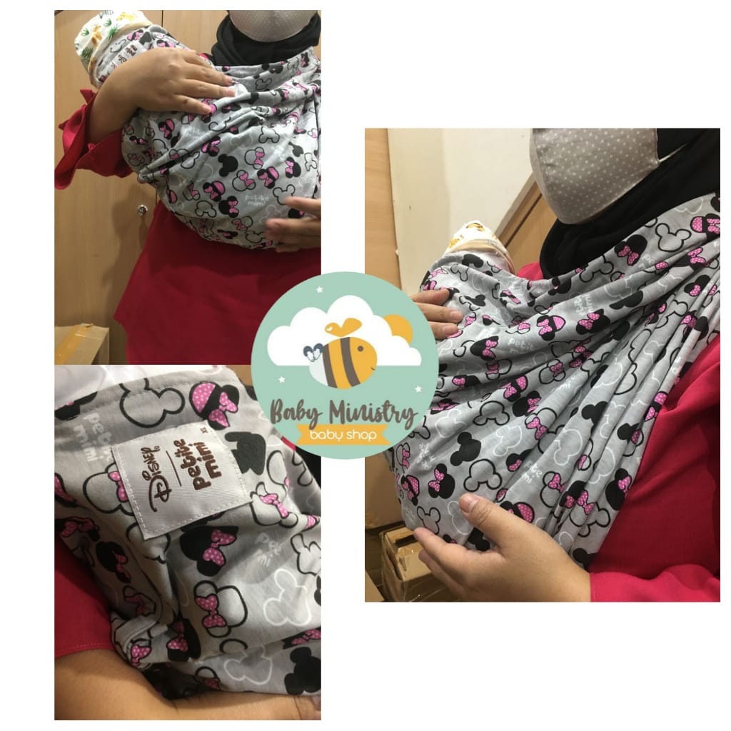 Petite Mimi - Simple Sling Motif / (gendongan bayi bahan kaos) / PETITEMIMI GENDONGAN / GENDONGAN KAOS / GENDONGAN  PETITEMIMI