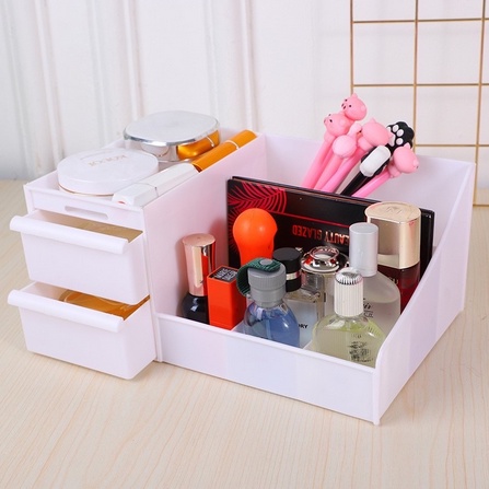 BB7 - Rak Kosmetik Tempat Penyimpanan Makeup Organizer Kotak Penyimpanan Makeup Organizer SERBAGUNA