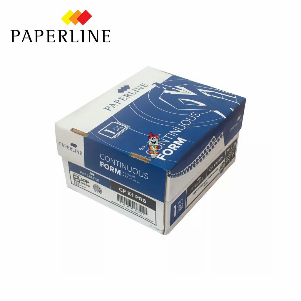 

Kertas Continuous Form paperline 9.5"x11" / 2 #PPL CF K1 PRS polos