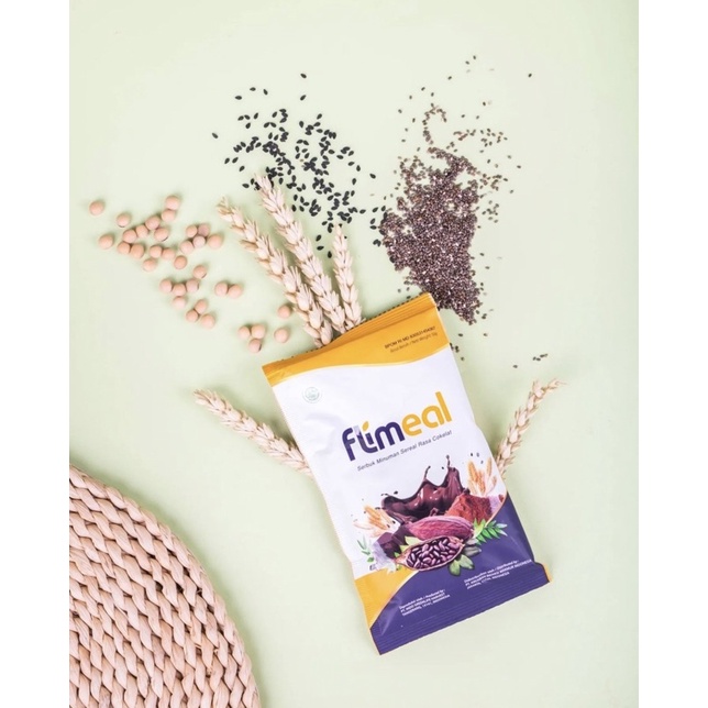 

FLIMEAL Meal Replacement Rasa Cokelat Almond VEGAN by Flimty Sachetan/Eceran