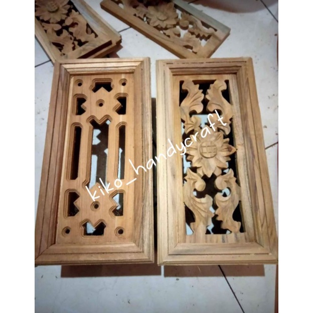 Loster ukir kayu jati custom ukiran