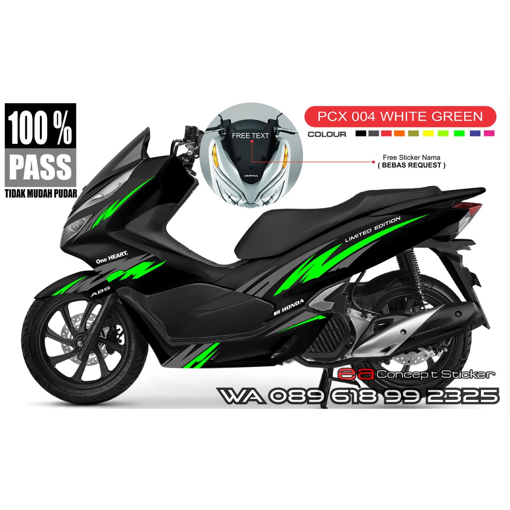 

STICKER PCX 004 BAHAN ORACAL STABILO AWET TIDAK MUDAH PUDAR
