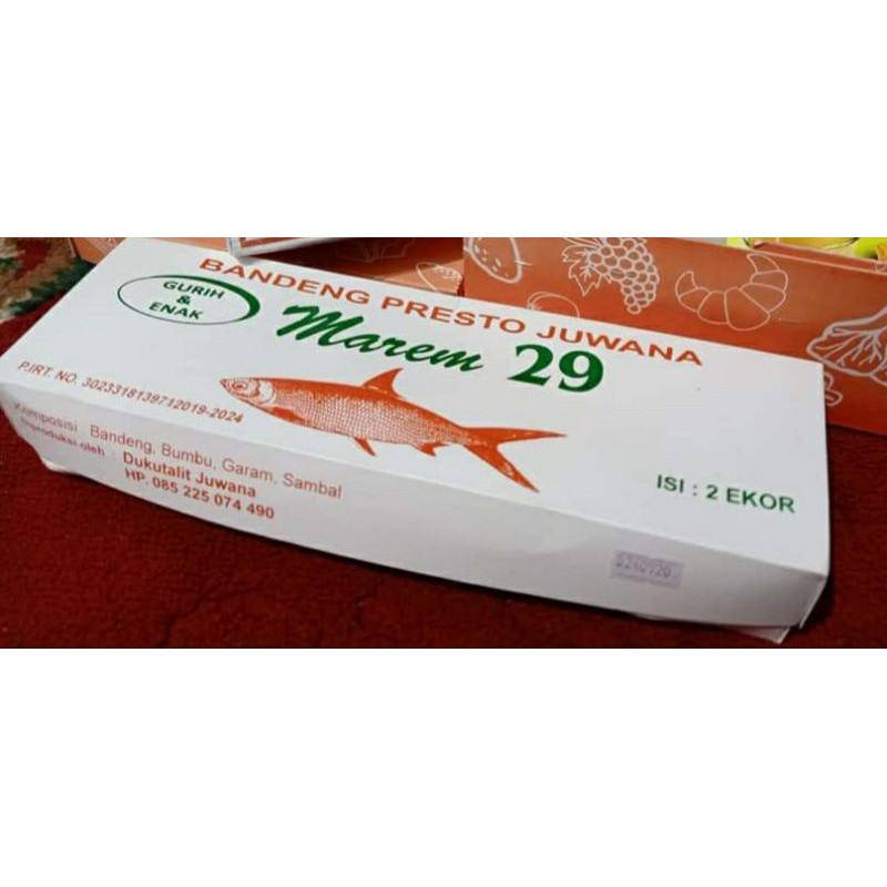 Bandeng Presto Marem 29 JUWANA (1 dus isi 2 ekor)