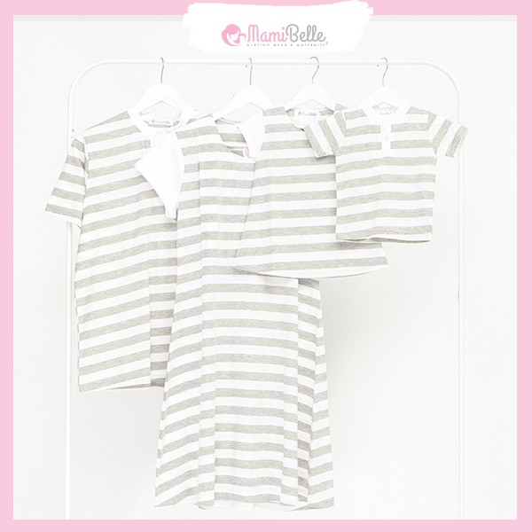 

Mamibelle Ohana-A Family Set Dress Hamil & Menyusui Misty Premium