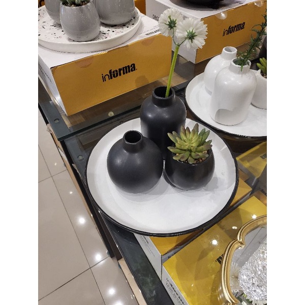 hiasan meja vas informa