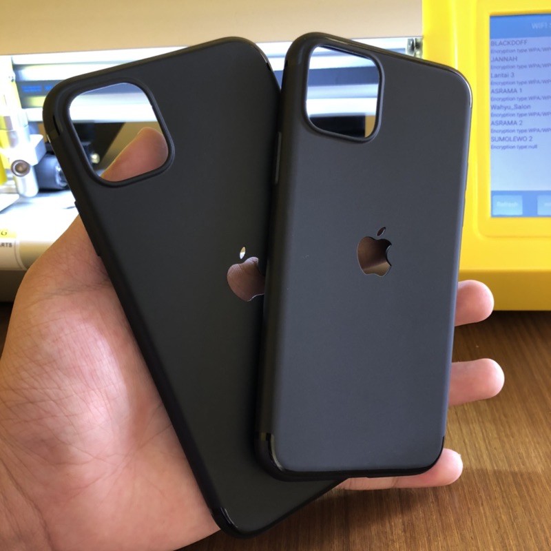 CASE IPHONE 11 SOFTCASE IPHONE 11 PRO MAX CASE IPHONE 11 PRO ORIGINAL BLACKDOFF