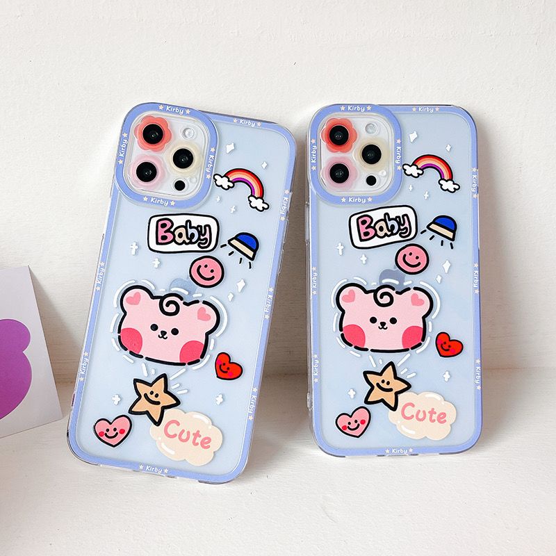 FH26 Softcase Protection Teddy Bear Beruang Xiaomi Redmi 9 Prime 9A 9i 9C 9T Note 8 Pro 9 Poco M3 X3 Pro, Samsung A02/M02 A02s/M02s A10 A10s A11/M11 A12 A20/A30/M10s A20s A21s A50 A50s A30s J2 Prime