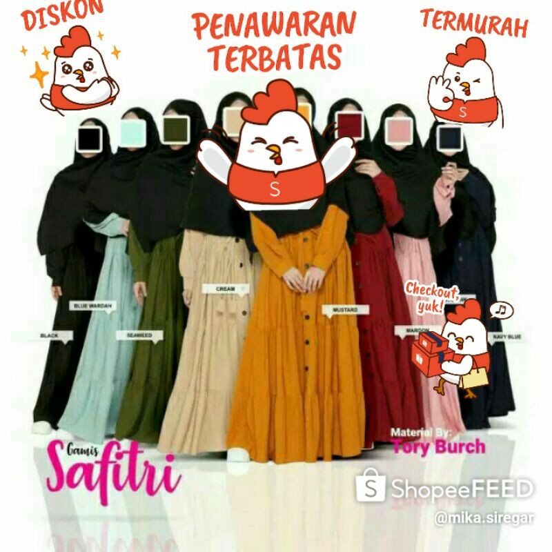 FLASH SALE SAFITRI TORYBURCH BY HANIN COLLECTION
