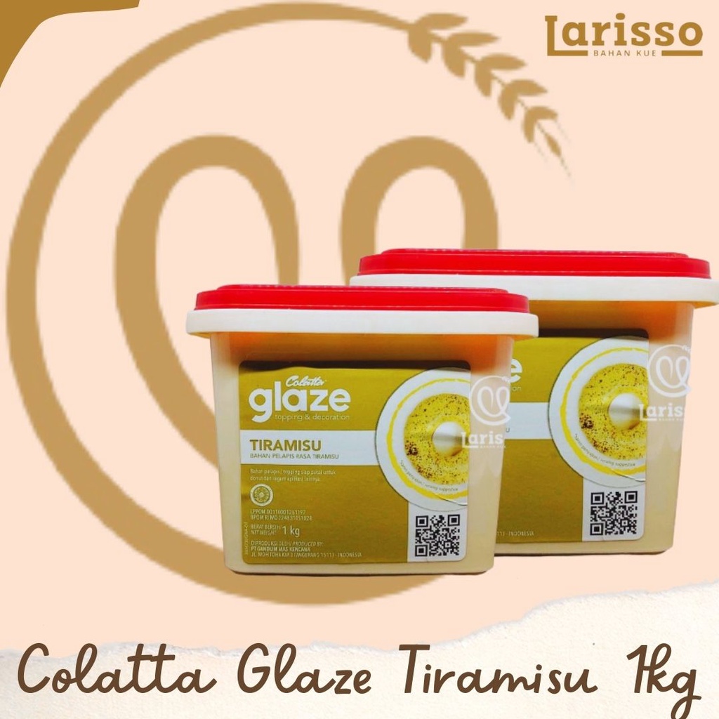 

COLATTA GLAZE TOPPING & DECORATION TIRAMISU 1KG
