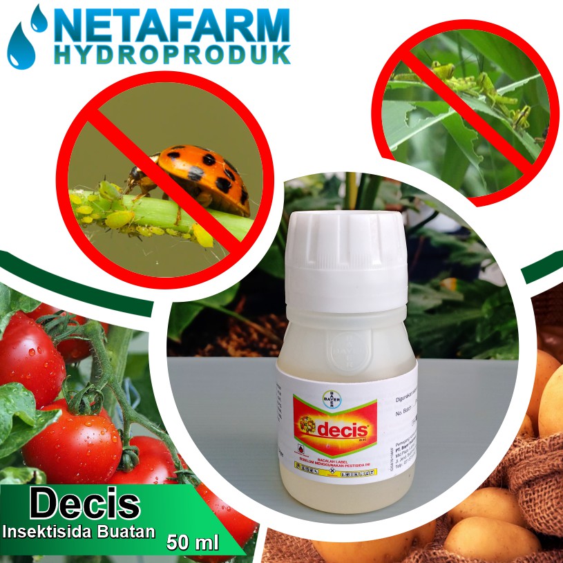 Decis 25EC Insektisida / pembasmi hama, ulat, belalang - 50ml