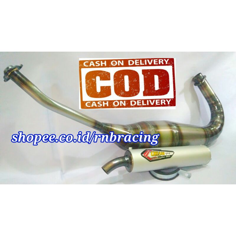 Knalpot Creampie zz1 Ninja R Ninja RR Ninja SS Plat