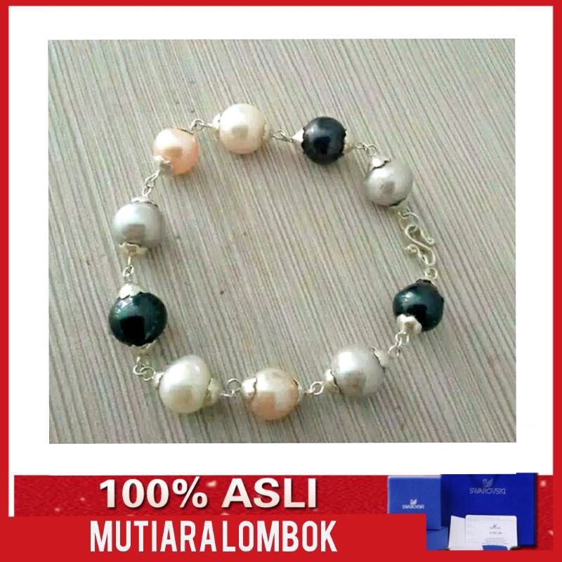perhiasan wanita gelang perak gelang mutiara lombok gelang mutiara asli lombok jewelery pearl