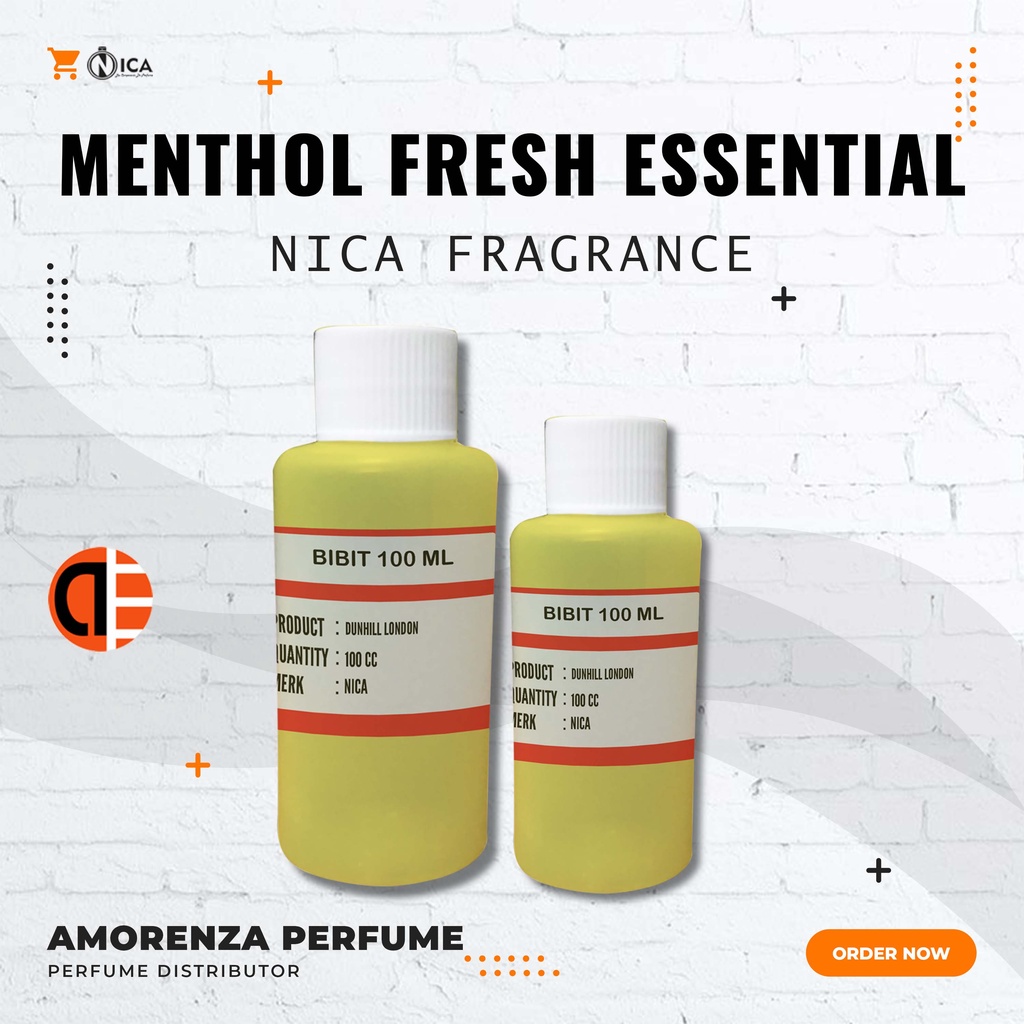 MENTHOL BIBIT NICA 500 ML ORIGINAL 100% MURNI TANPA CAMPURAN / BIBIT PARFUM / BIBIT MURNI / BIBIT MINYAK WANGI / PARFUM PRIA TAHAN LAMA ORI / PARFUM WANITA TAHAN LAMA ORI