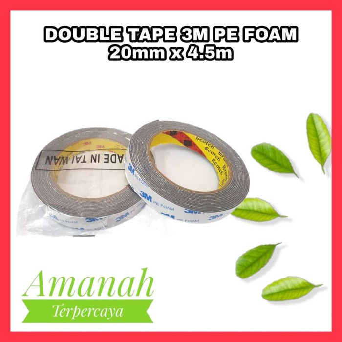 

Menakjubkan Double Tape 3M Pe Foam Solasi Busa 20Mm X 4.5 Meter Berkualitas