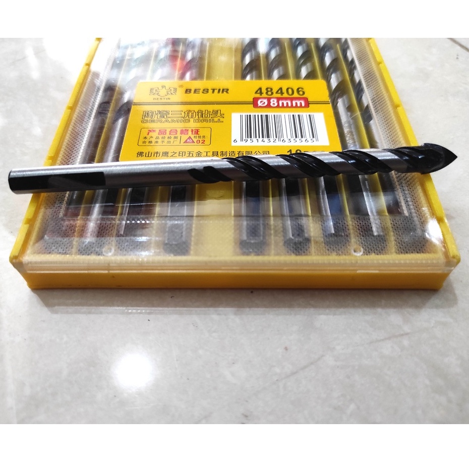 Mata Bor Keramik 8mm / Beton/ Kaca/ Granit keramik/ Mata Bor Tombak BESTIR 4840