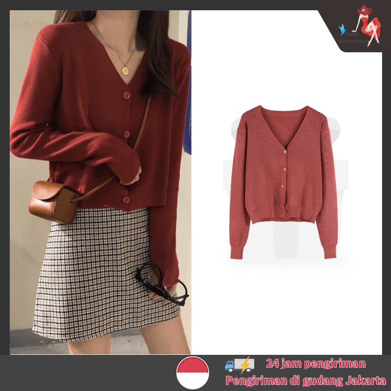 Baju atasan wanita terbaru Cardigan panjang Sweater wanita Baju atasan wanita terbaru Cardigan panjang Sweater wanita
