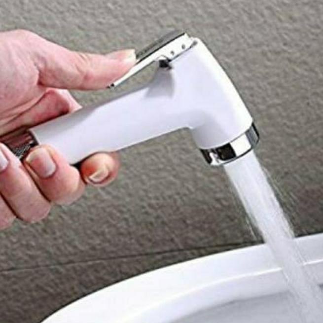 KEPALA JET BIDET TOILET PUTIH - SEMPROTAN TOILET SHOWER BIDET CEBOK