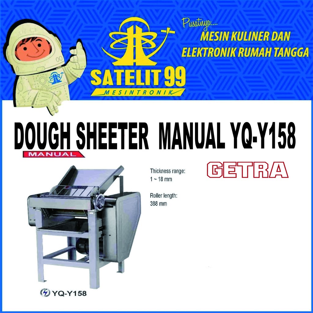 DOUGH SHEETER MANUAL GETRA YQY-158