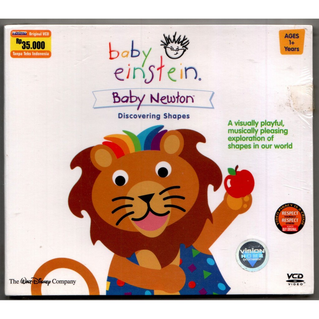 Vcd Baby Einstein Baby Newton Discovering Shapes Shopee Indonesia