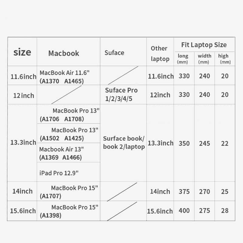 Terbaru ! KALIDI Sleeve Case for Laptop - CNC70