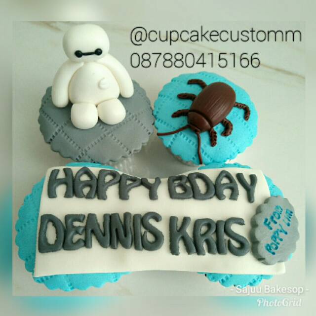 

kue ulang tahun icing fondant 4pc 1 figure