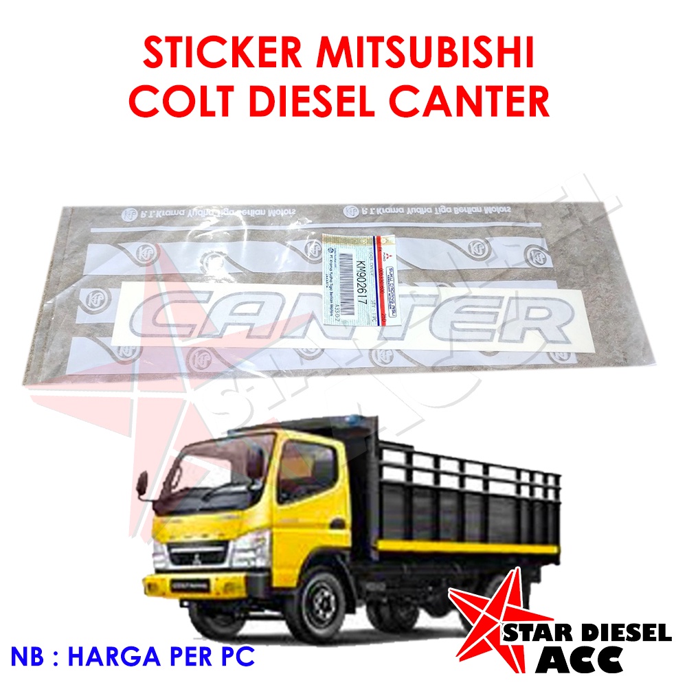 STICKER DEPAN CANTER STIKER CANTER ASLI STRIKER CANTER PS110 PS125 PS136