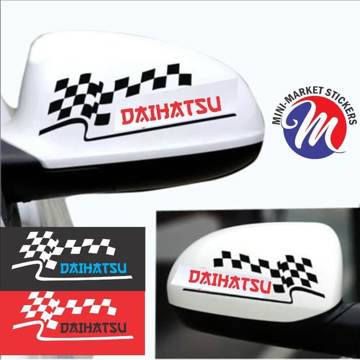 sticker stiker daihatsu spion mobil custom text