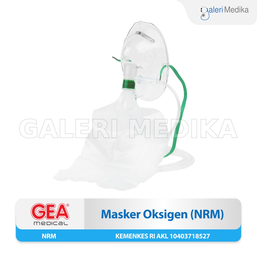 GEA Masker Oksigen Non Rebreathing Mask