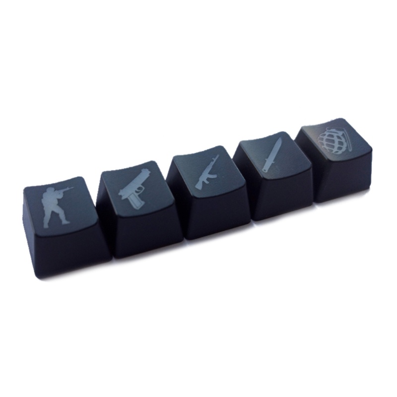 Keycaps Keyboard Mekanik btsg 5tombol Keycaps Backlight Tahan Lama Untuk Cherry MX