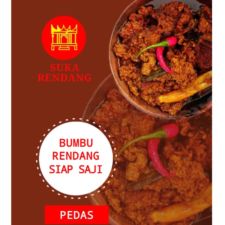 

BUMBU RENDANG SIAP SAJI 300 GRAM PEDAS BY SUKA RENDANG