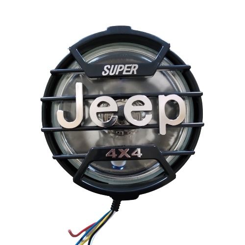 HITAM Lampu Depan Model Jeep 4x4