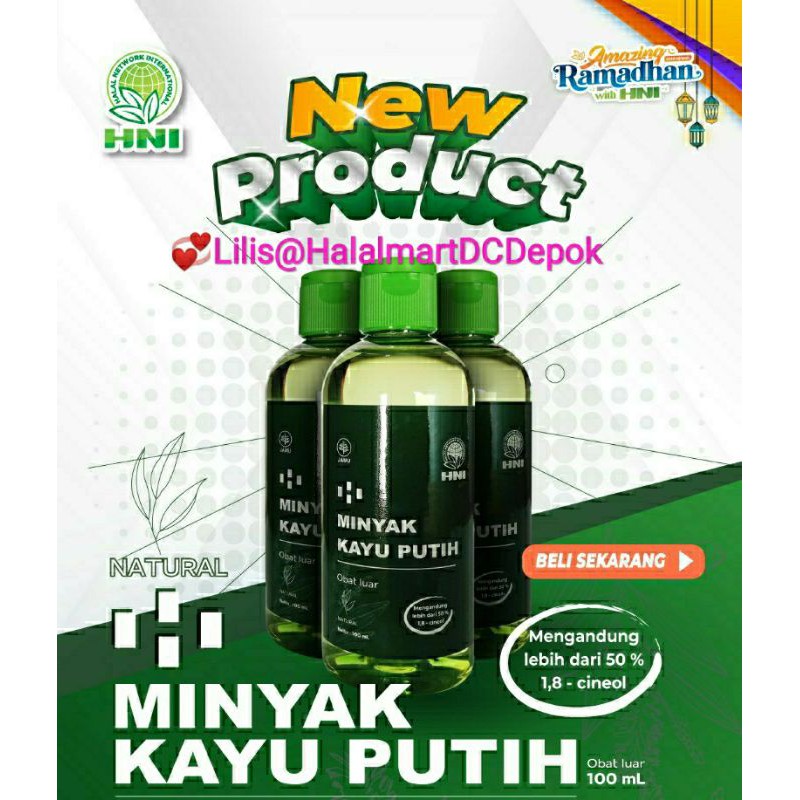 MINYAK KAYU PUTIH HNI HPAI HALALMART DC PSD CIMANGGIS DEPOK asli