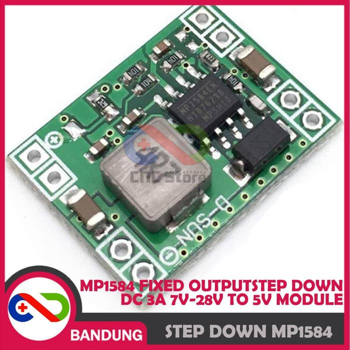 MP1584 SMALL FIXED OUTPUT STEP DOWN DC 3A 7V-28V TO 5V MODULE