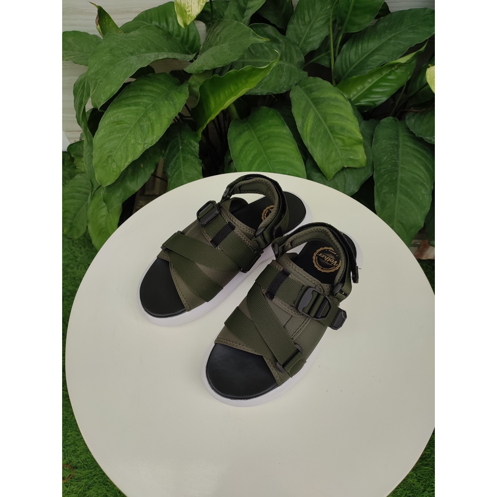 sandal kasual pria wanita volkerfootwear nuft mock up army