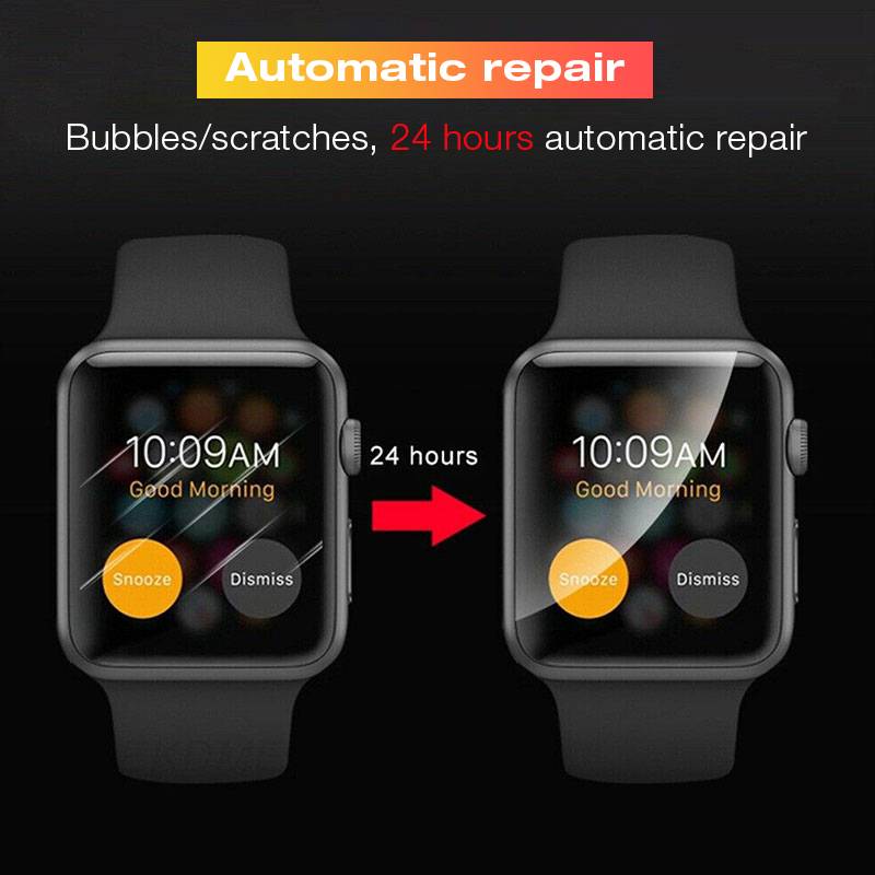 3PCS Watch Screen Protector Film For Apple iWatch 40MM 44MM 38MM 42MM Full Cover Hydrogel Protective Film Not Tempered Glass