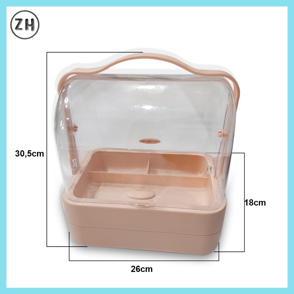 Rak Kosmetik Drawer Rak Kosmetik Jinjing Storage Box Organizer Tempat Penyimpanan Kosmetik Kotak Makeup/Cosmetics Storage Box/Laci&amp;Tempat Make Up/Rak Kosmetik Kotak Makeup