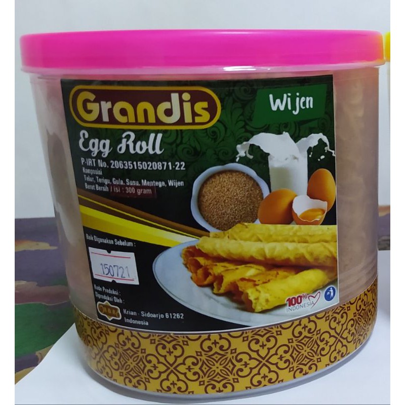 

LANGSUNG PABRIK !! Egg Roll 300g byGrandis