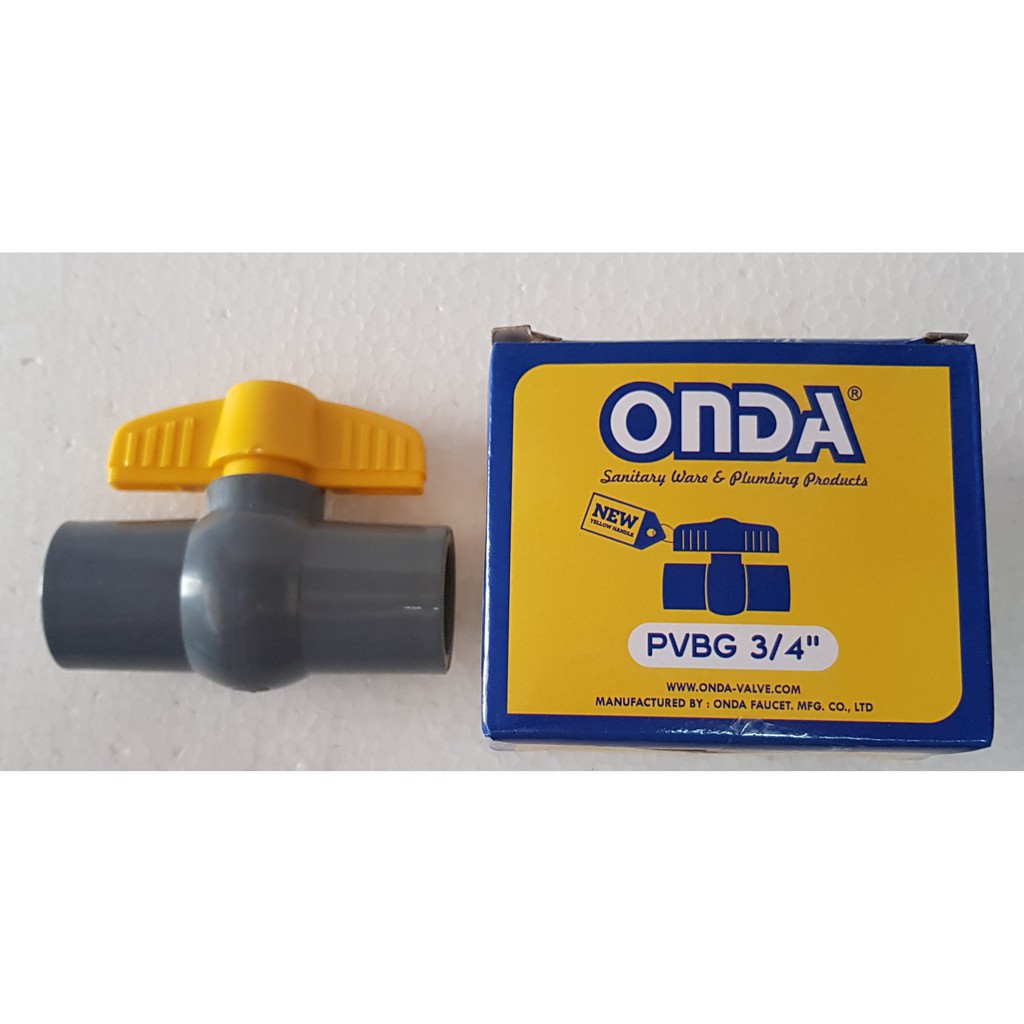 Ballvalve PVC 3/4" ONDA / Stopkran Plastik