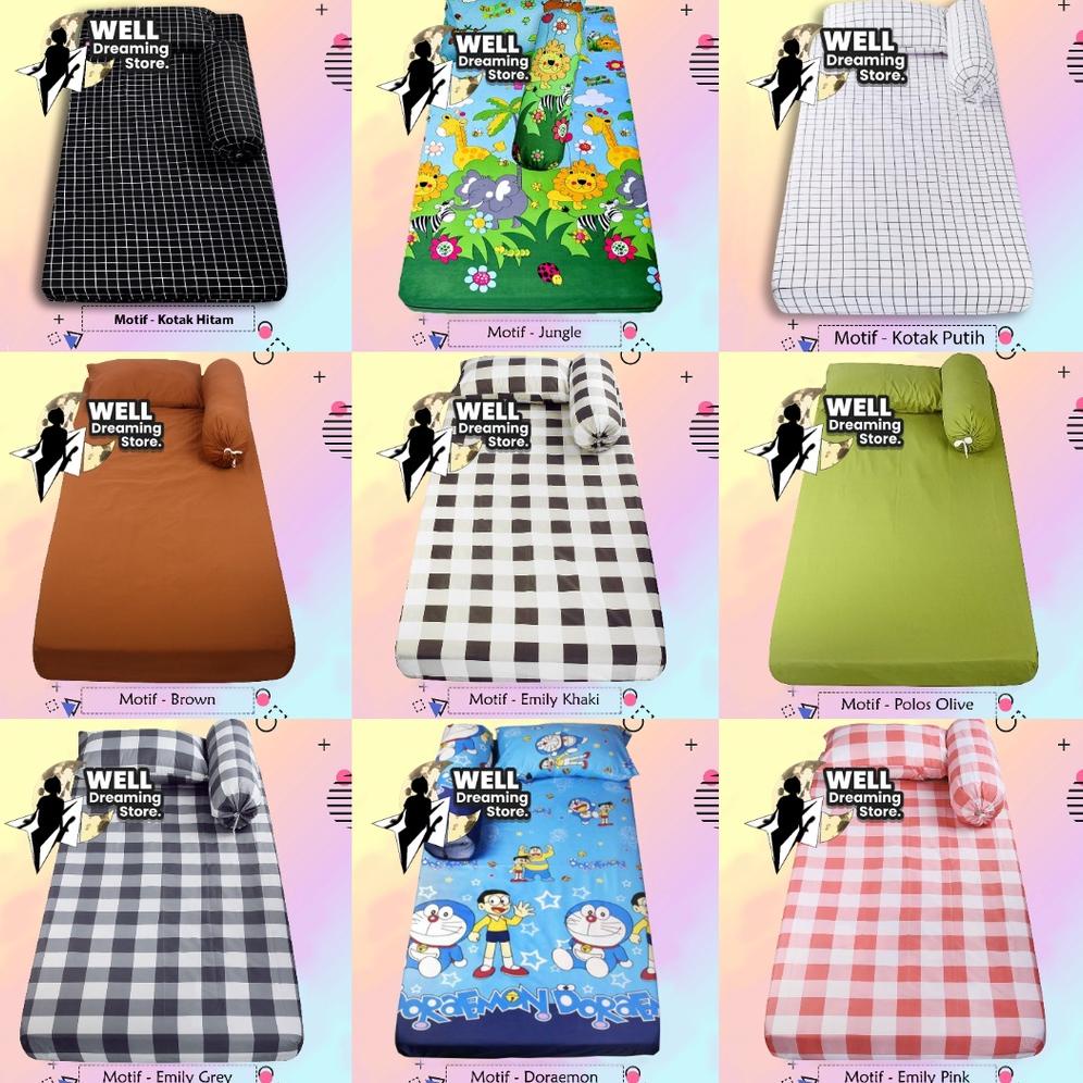 Sprei 120X200 - Sprei No.3 - Sudut Karet ,. ,.