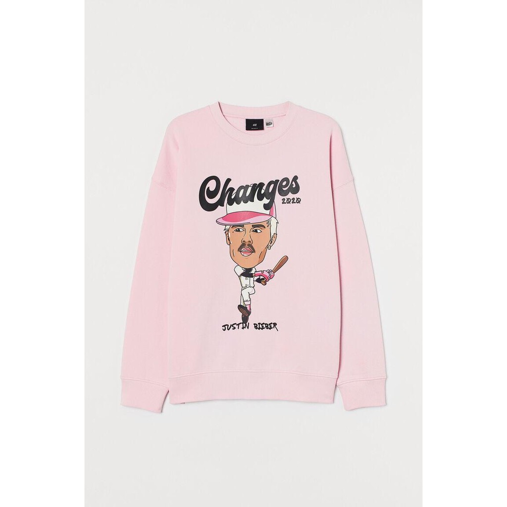 CREWNECK JUSTIN BIEBER CHANGES PINK