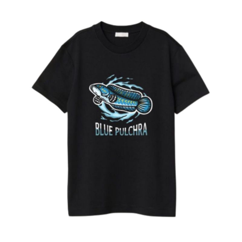 KAOS IKAN CHANA BLUE PULCHRA/KAOS IKAN PREDATOR CANA