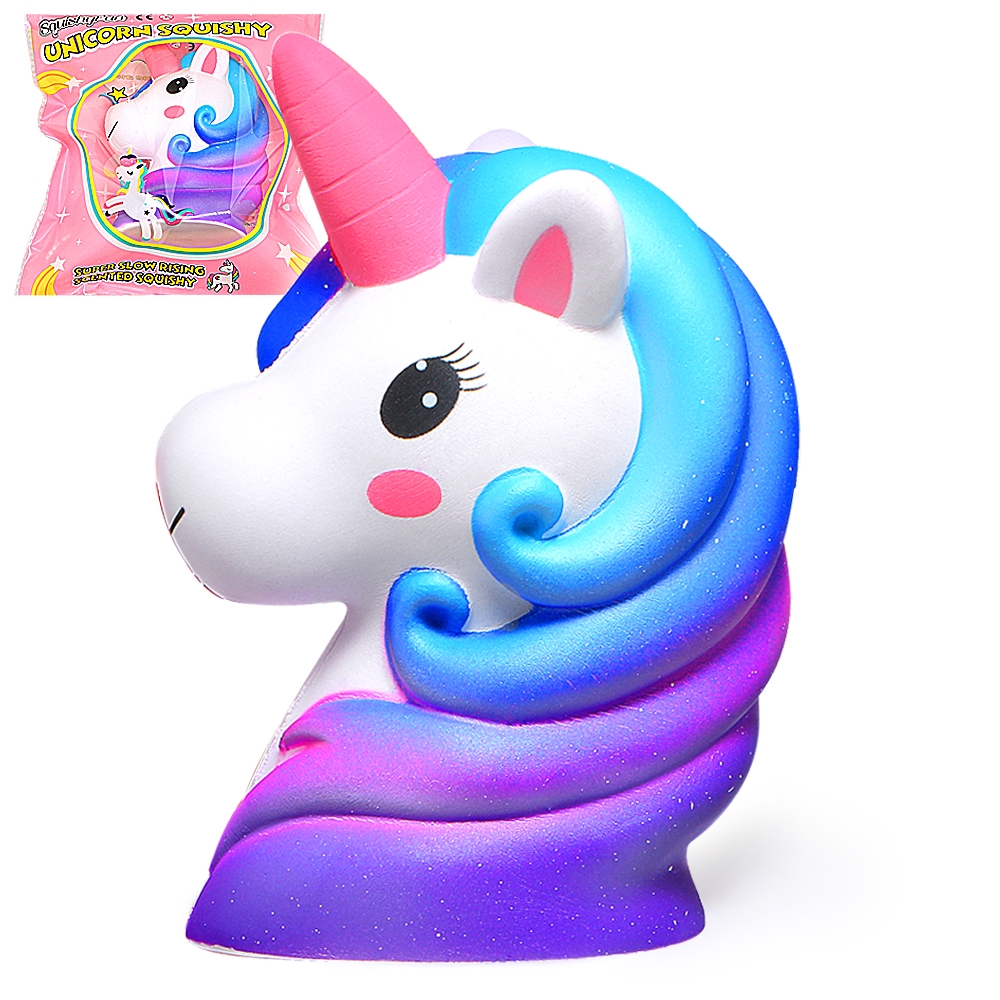 Mainan Squishy Kepala Unicorn Jumbo Lembut Slow Rising Wangi Shopee Indonesia