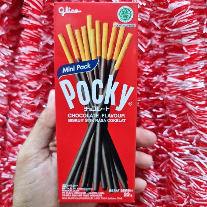 

GLICO POCKY MINI PACK BISKUIT STIK RASA COKELAT 22 GRAM