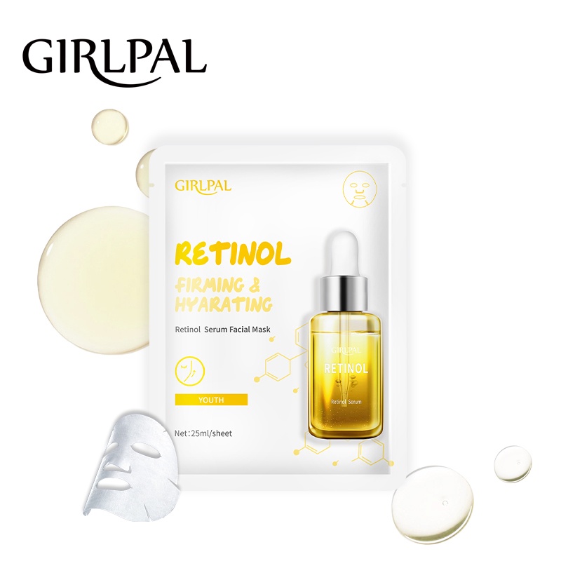 GIRLPAL RETINOL SERUM FACIAL MASK Youth / Masker Wajah Facial Skincare Perawatan Wajah