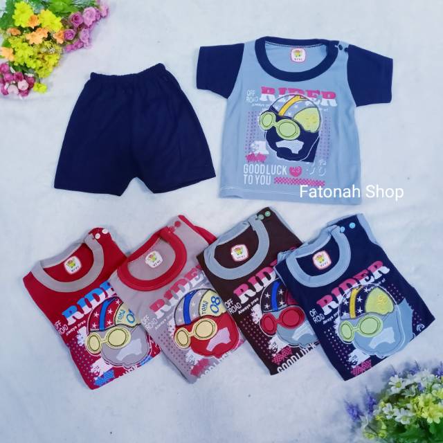 Kaos anak cowok baby boy setelan anak 1 tahun ( Setelan Boy Vivi )