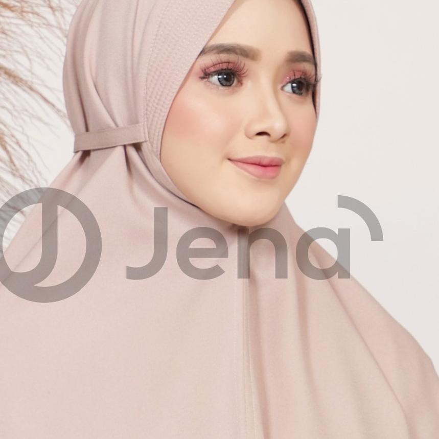 ☄ Bergo Maryam Pet Moscrepe Ukuran M /Jilbab Pad / Kerudung Instan Tali ❆