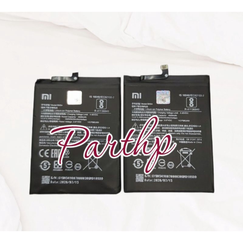 Baterai Original Redmi Note 9 / BN 54