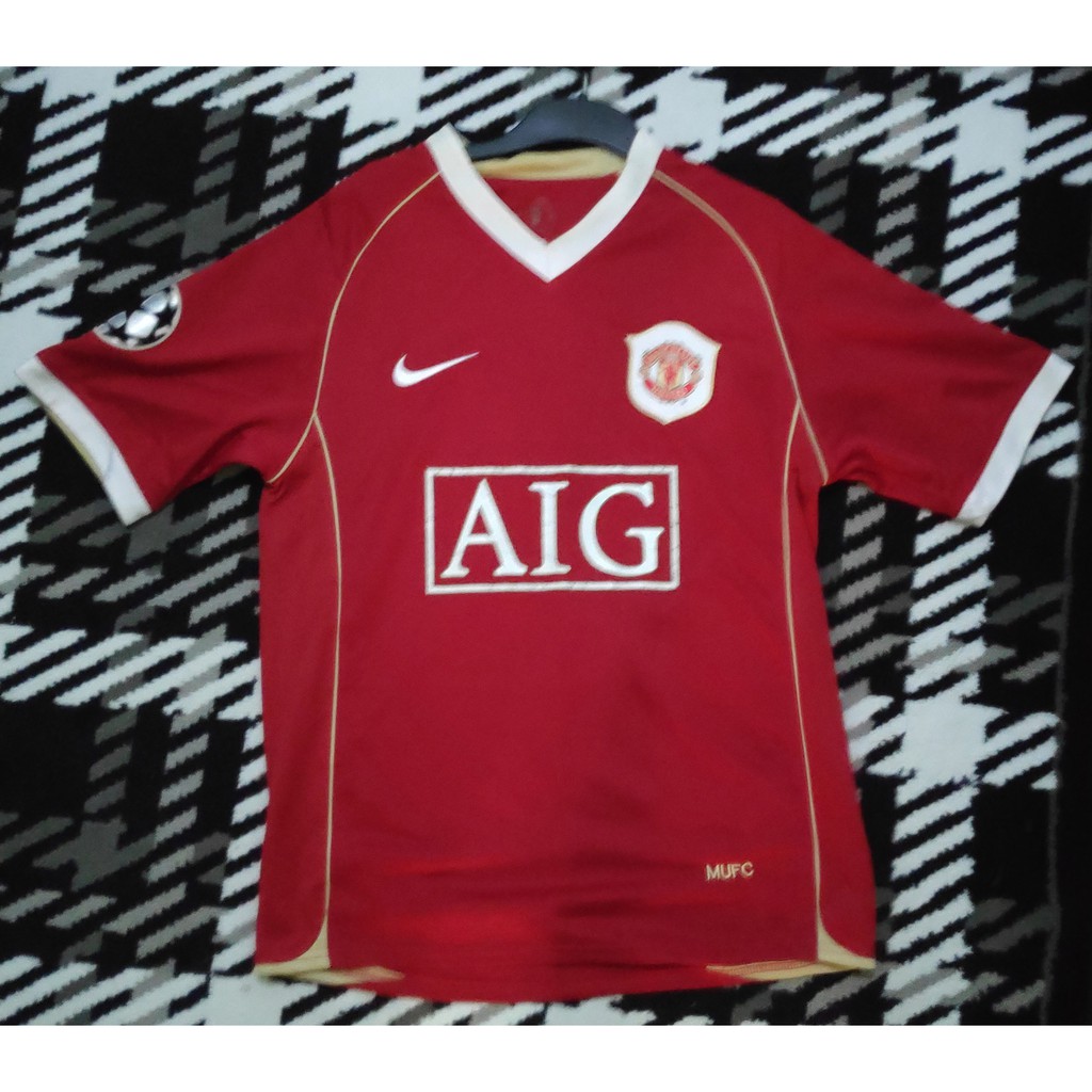 Manchester United Home 2007/2008 Original ALAN SMITH